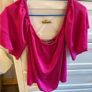 Meghan LA Vibrant Pink Blouse